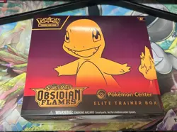 Pokemon Center Exclusive Obsidian Flames ETB Elite Trainer Box New Sealed - Image 1