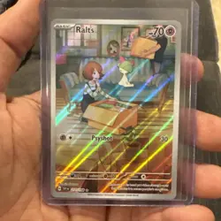 Pokemon TCG Ralts Scarlet & Violet Holo Illustration Rare Card 211/198 Base Set - Image 1