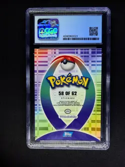 2001 Pokemon TV Animation Johto Series 1 Sticker Card #235 Smeargle CGC 8.5 - Image 2
