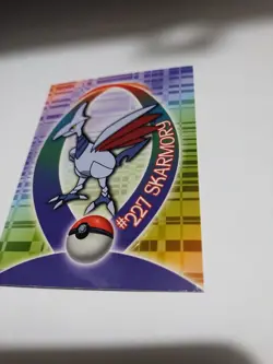 Mint/Nm 2001 Pokemon Topps SKARMORY 22/37 Johto League Champions Sticker Card - Image 1