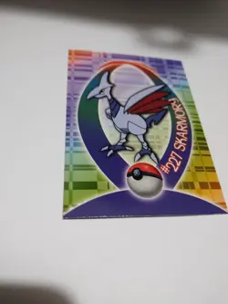 Mint/Nm 2001 Pokemon Topps SKARMORY 22/37 Johto League Champions Sticker Card - Image 2