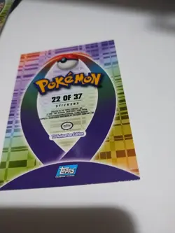 Mint/Nm 2001 Pokemon Topps SKARMORY 22/37 Johto League Champions Sticker Card - Image 4