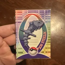 2001 Topps Pokemon Glossy Johto League Champions Sticker #229 Steelix 45 Of 62 - Image 1