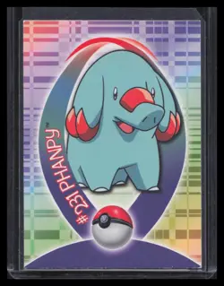 2001 Topps Pokemon Johto (UK) #55 Phanpy Sticker cards - Image 1