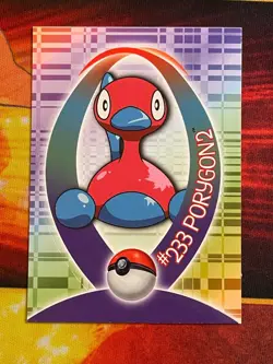 2001 Topps Pokemon TV Animation Ed. Johto Series 1 Stickers #233 Porygon2 26/37 - Image 1