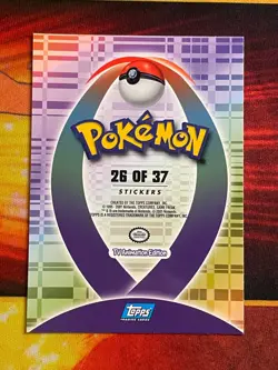 2001 Topps Pokemon TV Animation Ed. Johto Series 1 Stickers #233 Porygon2 26/37 - Image 2