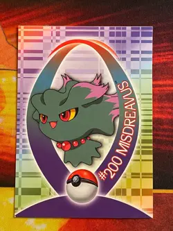 2001 Topps Pokemon TV Animation Ed. Johto Series 1 Stickers #200 Misdreavus 9/37 - Image 1