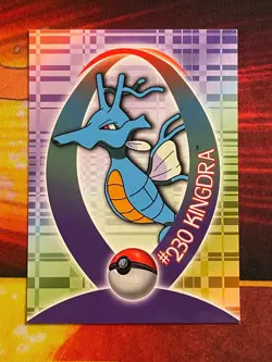 2001 Topps Pokemon TV Animation Ed. Johto Series 1 Stickers #230 Kingdra 25/37 - Image 1