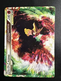 Ho-Oh Legend Set 111 112/123 Pokemon Heart Gold Soul Silver Holo -LP (English) - Image 2
