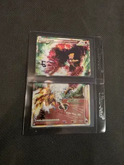 Ho-Oh Legend Set 111+112/123 Pokemon Heart Gold Soul Silver (Top LP/Btm NM-) - Image 1