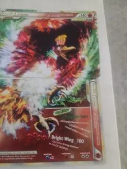 ULTRA RARE Ho-Oh Legend Set 111 112/123 Pokemon Heart Gold Soul Silver Holo - LP - Image 4
