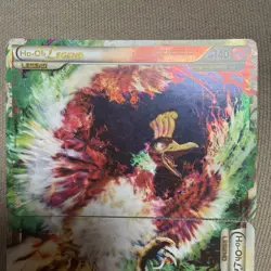 ULTRA RARE Ho-Oh Legend Set 111 112/123 Pokemon Heart Gold Soul Silver Holo - LP - Image 2