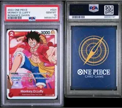 2022 One Piece - Romance Dawn - Monkey D Luffy OP01-024 🔥 PSA 10 GEM MINT - Image 2