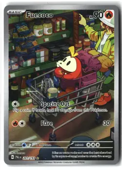 Fuecoco ⭐ 201/193 Holo Illustration Rare Paldea Evolved 2023 Pokemon NM - Image 1