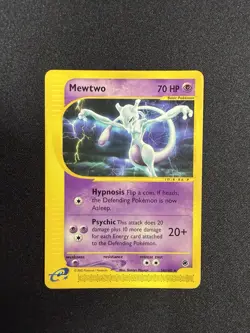 Mewtwo Expedition Base Set 56/165 Rare Vintage Pokemon TCG Card - Image 1