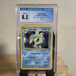 Gyarados Holo 6/102 Base Set (1999) - CGC 8.5 - WOTC Vintage Pokemon Card - Image 1
