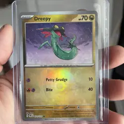 Pokemon TCG Dreepy Prismatic Evolutions Card 071/131 Masterball Reverse Holo - Image 1