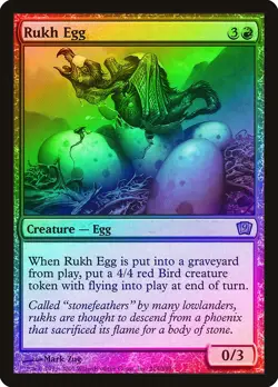Rukh Egg FOIL 9th Edition PLD Red Rare MAGIC THE GATHERING MTG CARD ABUGames - Image 1