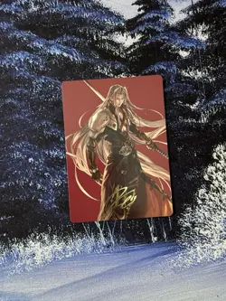 Sephiroth, Fabled SOLDIER Art Series Card (Gold-Stamped) 44 Final Fantasy MTG - Image 1