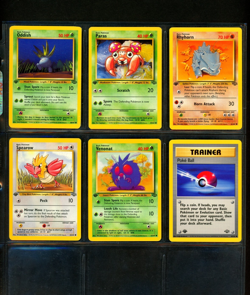 1999 Pokemon 1ST EDITION Jungle Set NEAR COMPLETE Non Holo COMMON Cards Lot WotC - Image 3