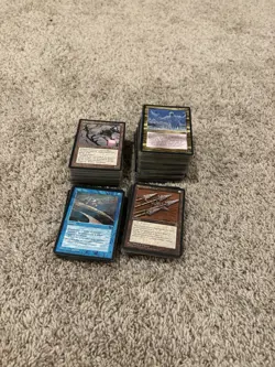 ***MTG VINTAGE BULK LOT***450+ Played Cards Ice Age+Homelands+Alliances+FE - Image 1