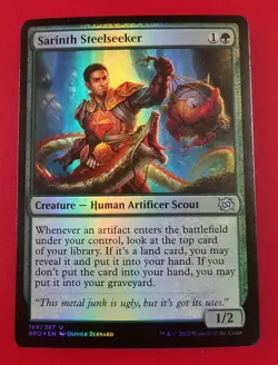 1x Sarinth Steelseeker | FOIL | The Brothers' War | MTG Magic Cards - Image 1