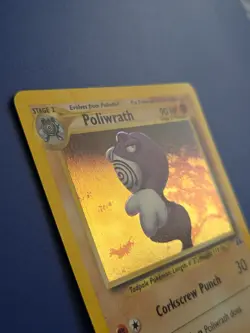 Poliwrath Neo Discovery Holo Rare Unlimited Pokemon TCG Card 9/75 - Image 2