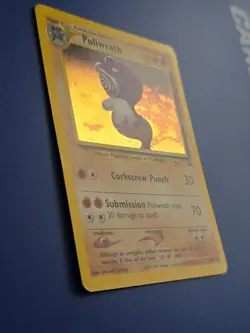 Poliwrath Neo Discovery Holo Rare Unlimited Pokemon TCG Card 9/75 - Image 4