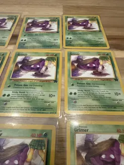 Grimer 57/82 Lot of 10 Pokemon Cards. Banned ! NM Rocket Set - Image 3