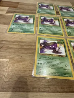 Grimer 57/82 Lot of 10 Pokemon Cards. Banned ! NM Rocket Set - Image 5