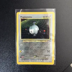 Magnemite 7/75 Neo Discovery 2001 Holo Rare WOTC Pokemon Card TCG LP-HP - Image 1