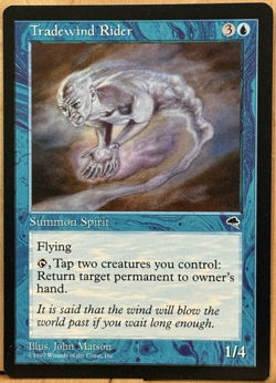 LIMITED EDITION Tempest Vintage MtG Tradewind Rider Unplayed NM - Image 1