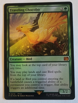 Traveling Chocobo Final Fantasy Foil 210 - Image 1