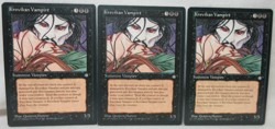 KROVIKAN VAMPIRE X3 MAGIC THE GATHERING ICE AGE 1995 MTG Trading Card #630 - Image 1