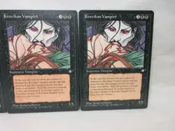 KROVIKAN VAMPIRE X3 MAGIC THE GATHERING ICE AGE 1995 MTG Trading Card #630 - Image 4