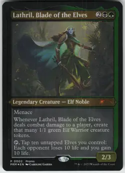 Foil Lathril, Blade of the Elves (Foil Etched) 2 Media Promos P - Image 1