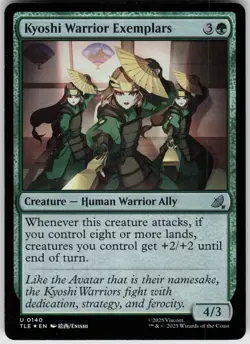 Foil Kyoshi Warrior Exemplars 140 Avatar: The Last Airbender: Eternal-Legal U - Image 1