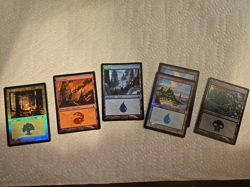 Foil Magic the Gathering Lands - Image 1