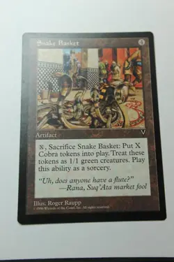 MTG Snake Basket x1- -Visions-Lightly Played - Image 1