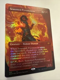 Seasoned Pyromancer (Borderless) Double Masters 2022 Foil - Image 2