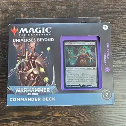 Magic: The Gathering Warhammer 40,000 Necron Dynasties Commander Deck Szarekh - Image 1