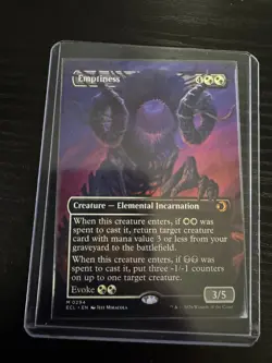 Emptiness ** Borderless ** #294 - Lorwyn Ecliped - NM MTG - Image 1