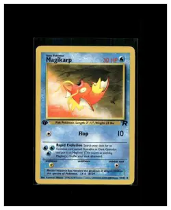 2000 Pokemon TCG Magikarp Team Rocket 47/82 Uncommon 1st Edition - Image 1
