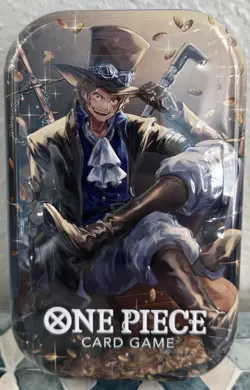 SABO ONE PIECE TCG TIN PACK SET VOLUME 2 FACTORY SEALED OP-13 WITH PROMO - Image 1