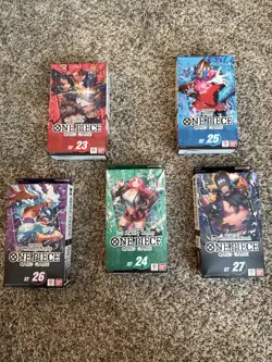 ONE PIECE TCG 6 STARTER DECK SET ST-23 ST-24 ST-25 ST-26 ST-27 NEW USA - Image 1