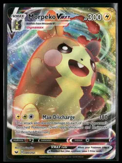 Morpeko VMAX Ultra Rare SWSH01: Sword & Shield Base Set 080/202 NM - Image 1