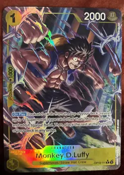 One Piece Monkey.D.Luffy OP10-111 Parallel Royal Blood R* Rare Alt Art Eng NM - Image 2