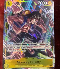 One Piece Monkey.D.Luffy OP10-111 Parallel Royal Blood R* Rare Alt Art Eng NM - Image 3