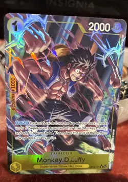 One Piece Monkey.D.Luffy OP10-111 Parallel Royal Blood R* Rare Alt Art Eng NM - Image 5