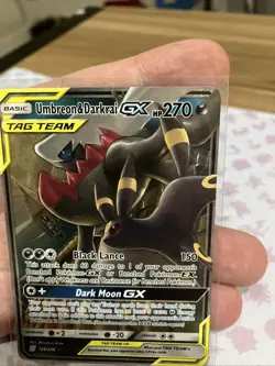 Umbreon & Darkrai GX 125/236 Tag Team - Unified Minds - Pokemon Card TCG LP - Image 4
